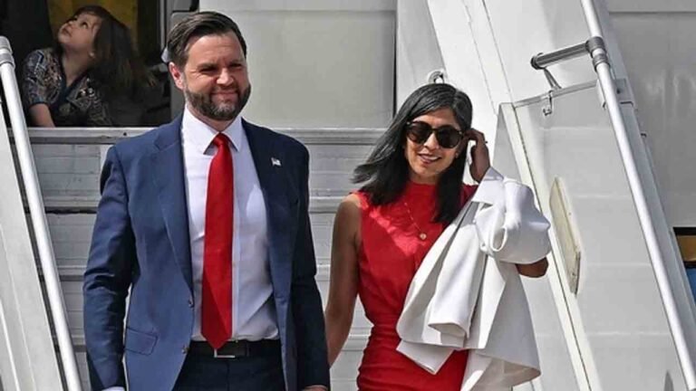 US Vice President Vance And His Wife Arrived In Delhi