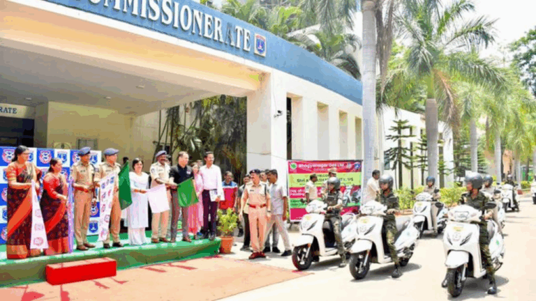 WATCH | Cyberabad CP Flagged Off SHE Teams Vehicles