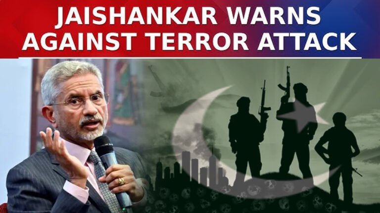 Terrorist Roaming Openly In Daylight: Jaishankar Warned 