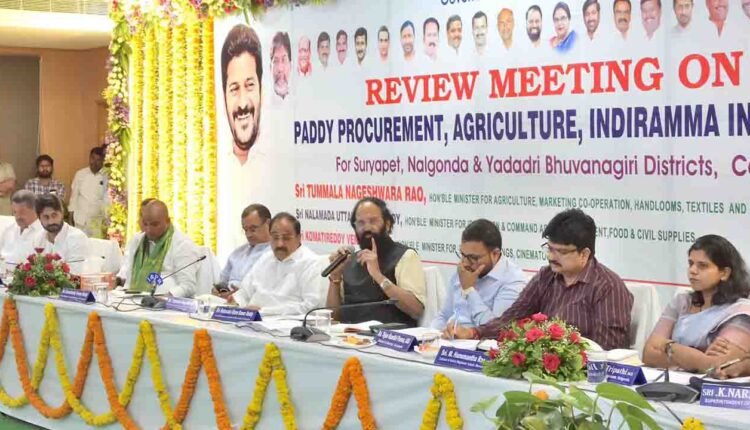 Uttam Kumar Reddy: Record paddy, fair rations, and irrigation sector reforms are our hallmarks
