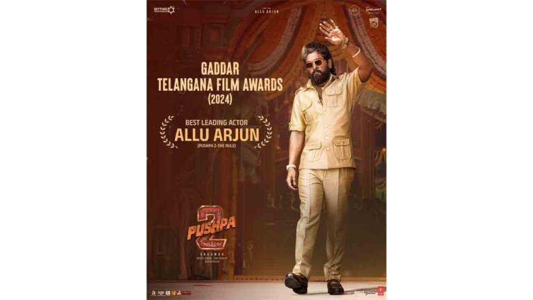 Allu Arjun Achieves The Best Actor Award