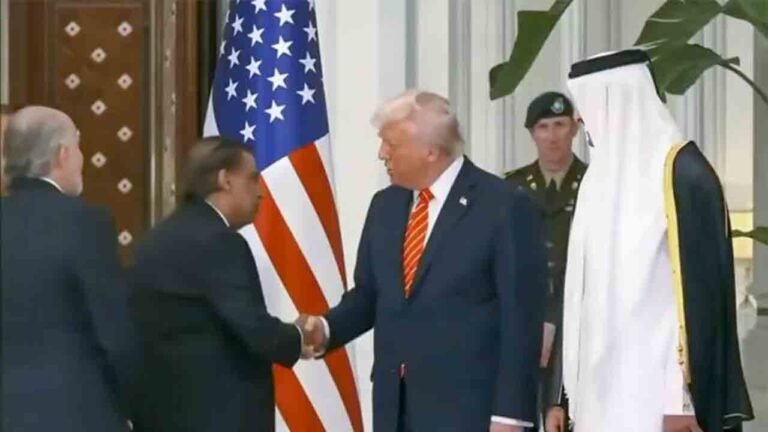 Mukesh Ambani Meets Trump In Qatar