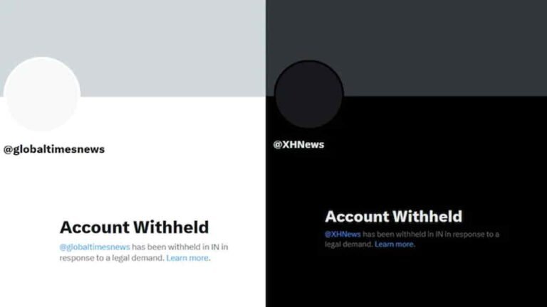 India Blocks X Accounts Of Chinese, Turkish State Media