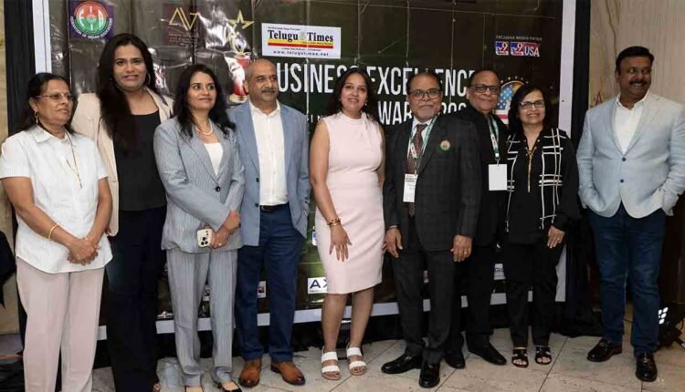 Business Excellence Awards Presented To NRI Entrepreneurs In USA