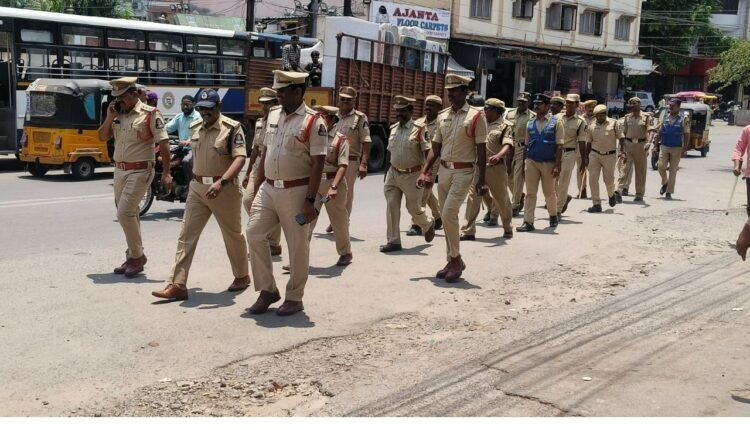 Hyderabad Police Conduct Patrolling For Confidence Building And Area Domination