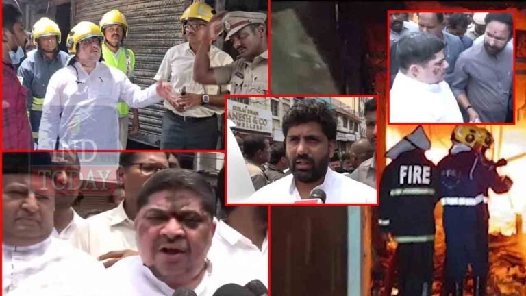 Massive Fire Accident At Gulzar Houz, More Than 10 Seriously Injured