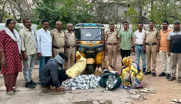 Man And Woman Held For Smuggling Illicit Liquor From Maharashtra, In Adilabad