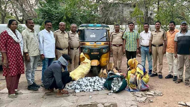 Man And Woman Held For Smuggling Illicit Liquor From Maharashtra, In Adilabad