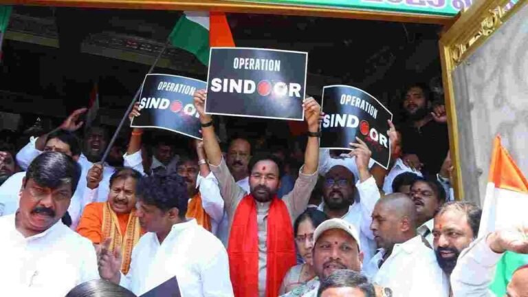 Kishan Reddy's Key Call In Support Of Indian Soldiers