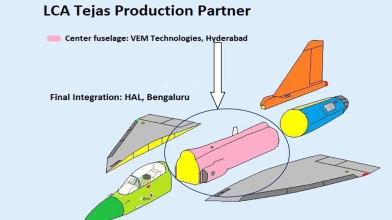 Hyderabad-Based VEM Technologies Manufactures Centre Uselage For Tejas Mk1A