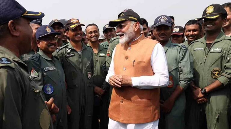 PM Modi Travels To Adampur Air Base, Interacts With Soldiers