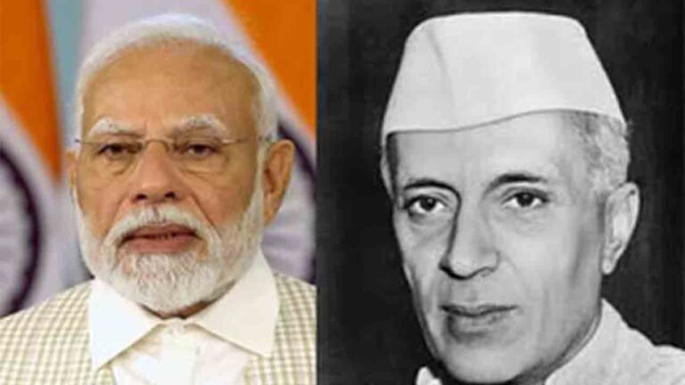 PM Modi Pays Homage To Pandit Jawaharlal Nehru