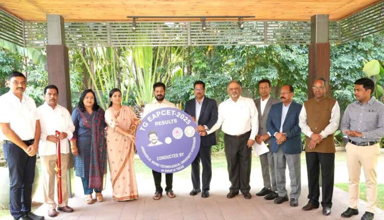 TG EAPCET 2025 Results: CM Revanth Reddy Releases EAPCET Result