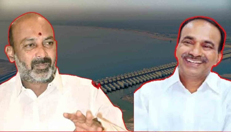 Bandi Sanjay's Counter To Eatala On Kaleshwaram Project