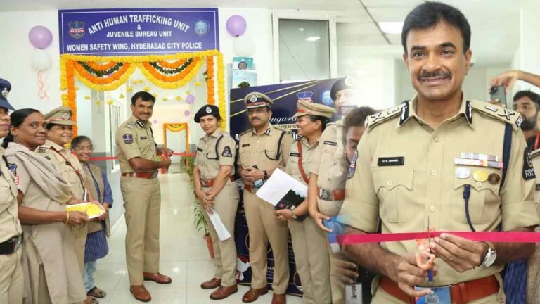 CV Anand Inaugurates Renovated Facilities for Anti-Human Trafficking Unit