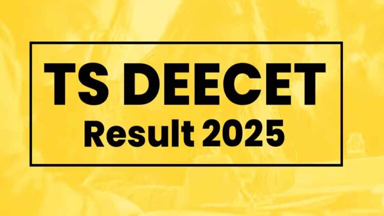 78.18 Percent Pass In DEECET 2025