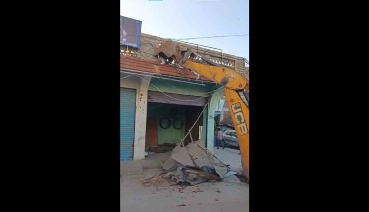 Demolition Drive Begins For Road Widening In Vemulawada