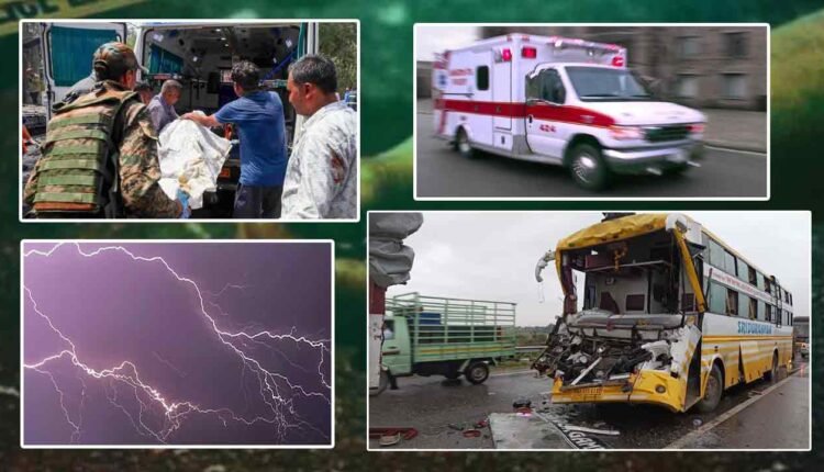 Six Persons Including Five Women Struck Dead By Lighting In Adilabad 