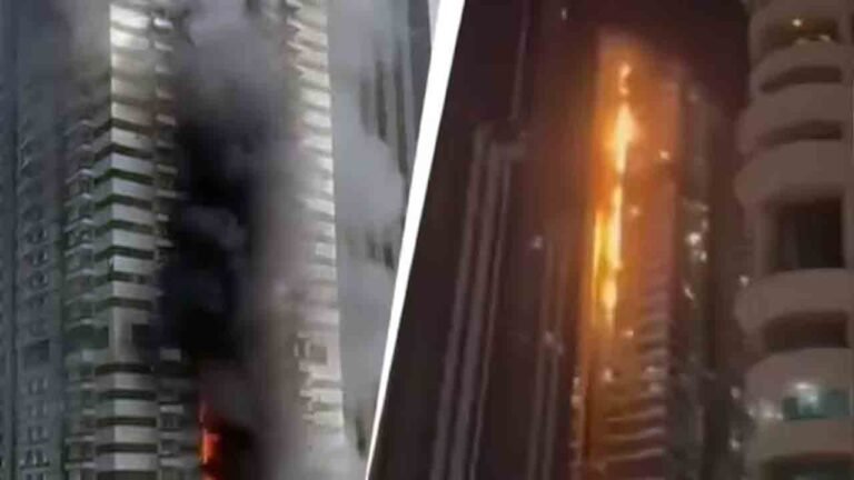 Dubai: Fire Broke Out In A 67 Storey-Building