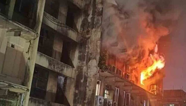 Ten Rescued As Fire Breaks Out In Moghalpura Building: Short Circuit Suspected