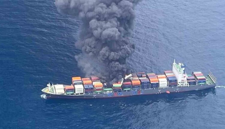 Massive Explosion On Singapore Ship Off Kerala Coast