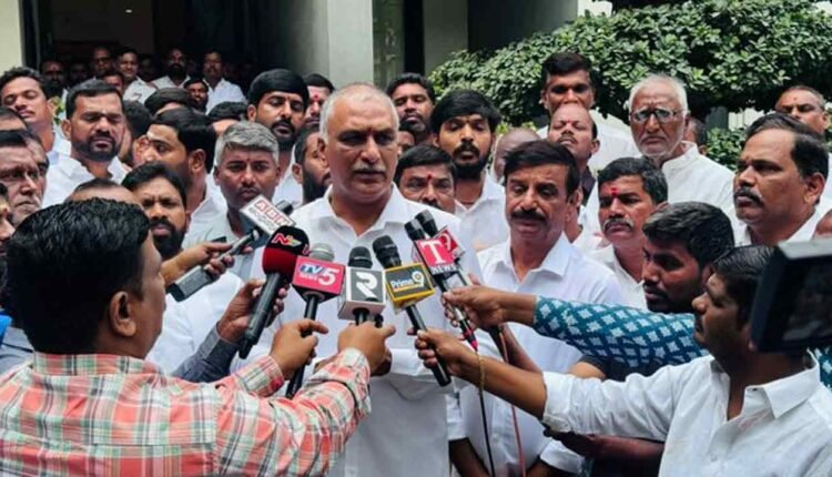 Harish Rao Explained Each Of The 20 Questions Raised By Kaleshwaram Commission With Evidence