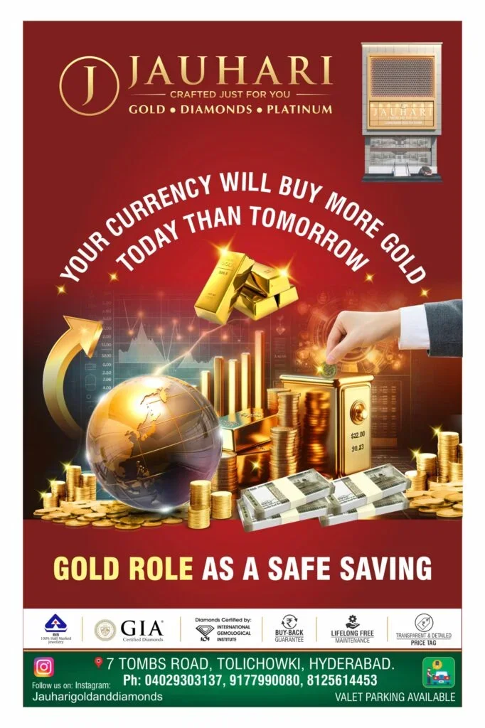 Gold prices today in Hyderabad fall on 24 June, 2025