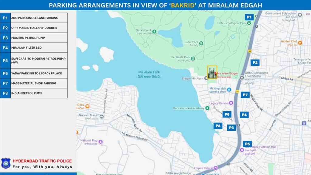 Eid-ul-Adha In Hyderabad: Traffic Advisory Issued