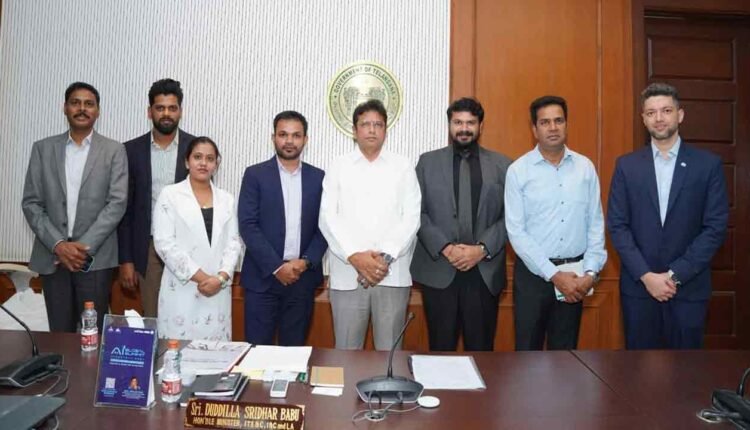 Telangana Highlights Investment Potential to French Delegation; Sridhar Babu Showcases Vision for Future City