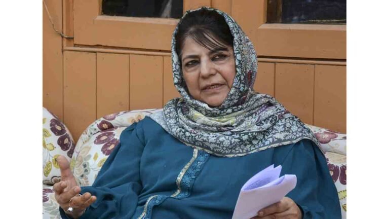Modi Israel Visit Criticized By Mehbooba Mufti