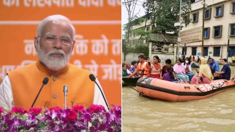 Floods In North Eastern State: PM Modi Spoke To Assam CM And Sikkim CM