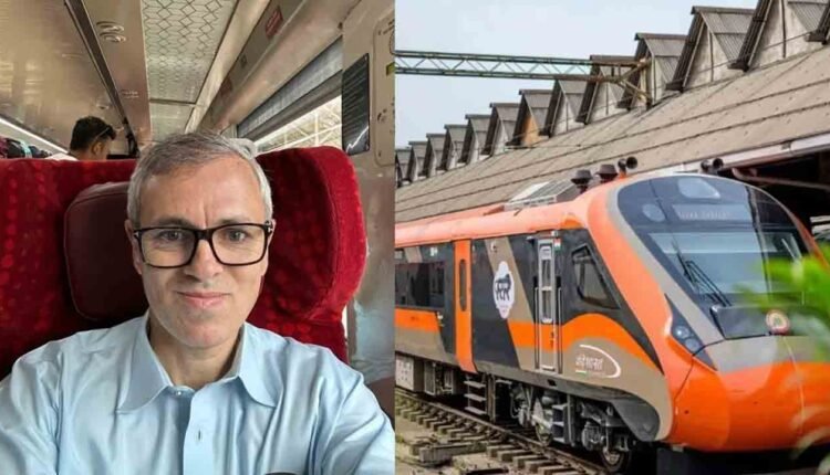J&K CM Omar Abdullah Travels In Vande Bharat Train