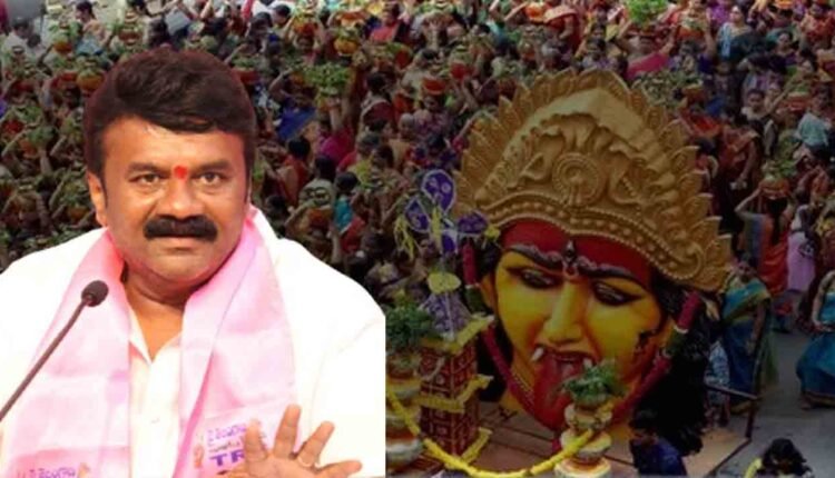 Talasani Urges Peaceful, Traditional Celebrations for Bonalu and Yellamma Kalyanam Festivals