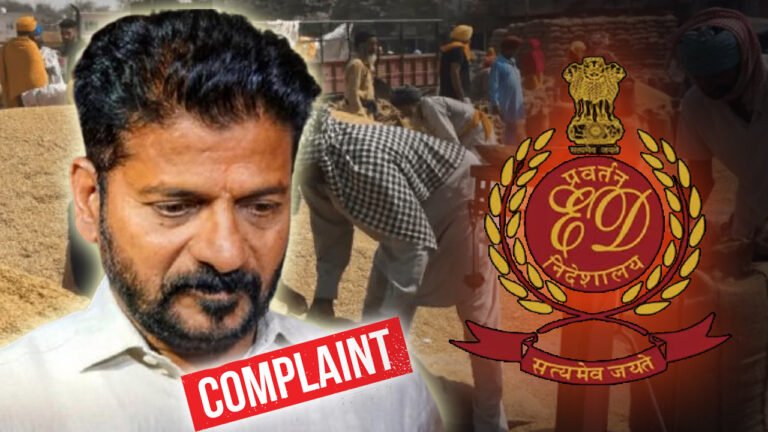 BRS Files ED Complaint Against Revanth Reddy On Rs. 423 Crore Paddy Procurement Scam