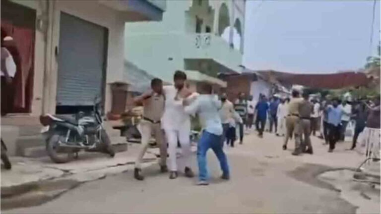 WATCH | Congress-BRS Clash After Attack On Balkonda BRS MLA’s Residence