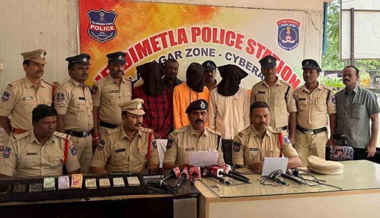 Three Arrested In Rs. 3.5 Lakh Burglary Case in Jeedimetla, Cash and Mobile Phone Recovered