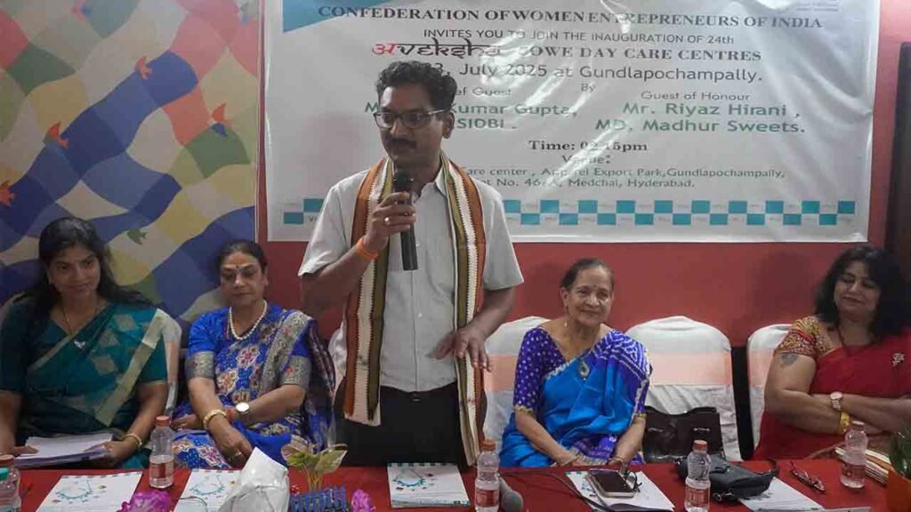 COWE Launches 20th Free Aveksha Day Care Centre for Industrial Workers at Gundlapochampally
