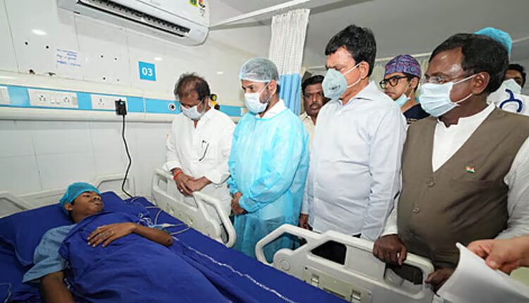 Sigachi Tragedy: Victims’ Families Confront Minister Damodar Rajanarsimha During Site Visit