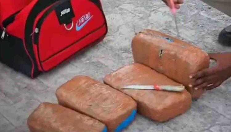 Man Held with 8 kg Ganja Near ICRISAT