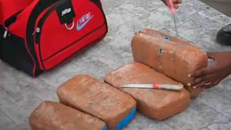 Man Held with 8 kg Ganja Near ICRISAT