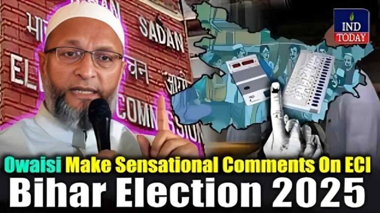 Bihar Election 2025: One-Sided Love Not Going to Happen...': Owaisi Slams INDI Bloc
