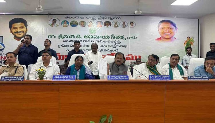 No Delays in Development, Strict Health Measures Are Must: Minister Seethakka and Shabbir Ali