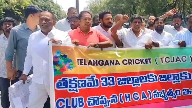 HCA General Body Meeting: TCJAC Tries To Obstruct: Tension Near Uppal Stadium