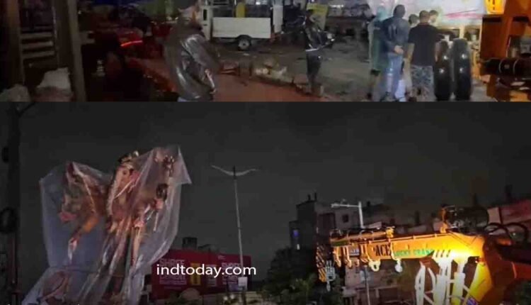 Hyderabad: Ganesh Idol Transport Turns Tragic in Bandlaguda, Several Injured