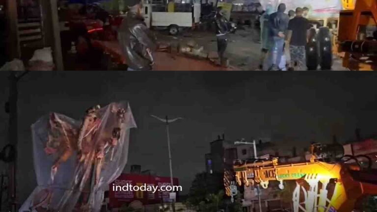 Hyderabad: Ganesh Idol Transport Turns Tragic in Bandlaguda, Several Injured