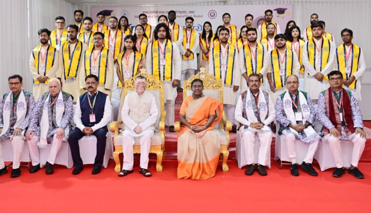 President Murmu Urges Young Minds To Shape India Future At IIT-ISM Convocation