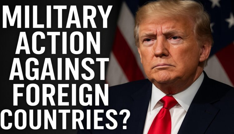 Military Action Against Foreign Countries? Other Sensational Decision By Trump