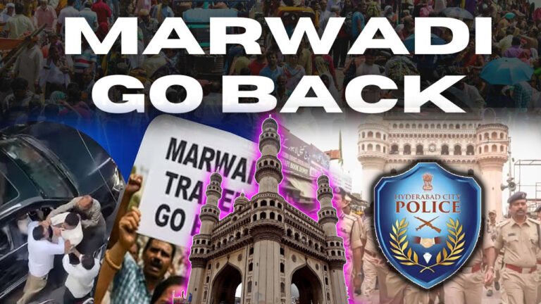 'Marwadi Go Back' Protests Escalate In Hyderabad, Police On High Alert