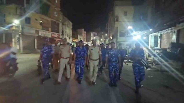 Security Forces Conduct Area Familiarization March In Santoshnagar Ahead Of Festivals