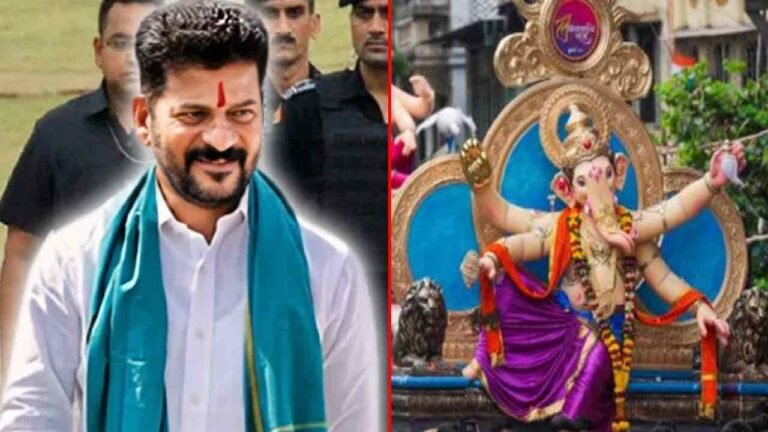 Ganesha In The Shape Of CM Revanth Reddy: Police Shocked The Organizers